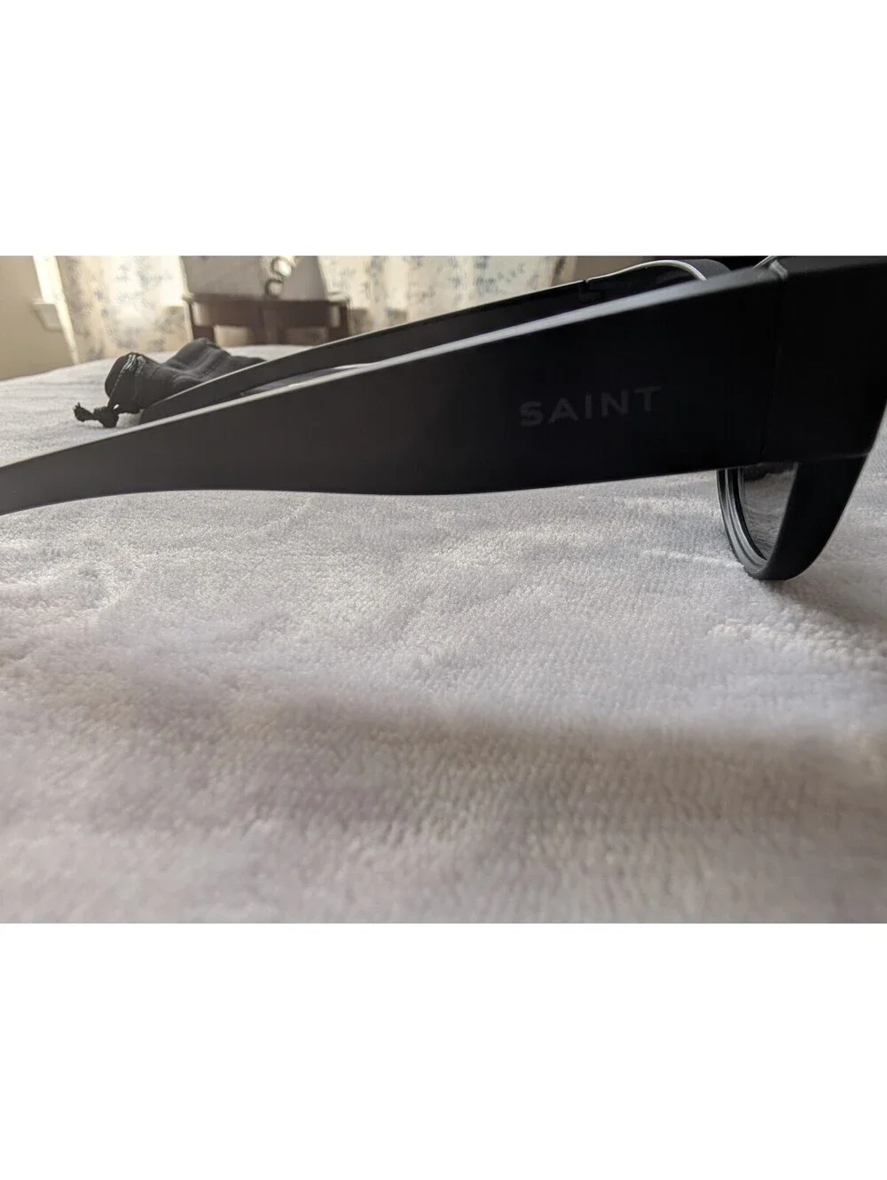 Saint Functional Eyewear Fit Over Sunglasses Frontier Black Men's NIP